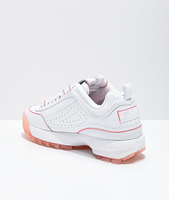 fila white tennis shoes
