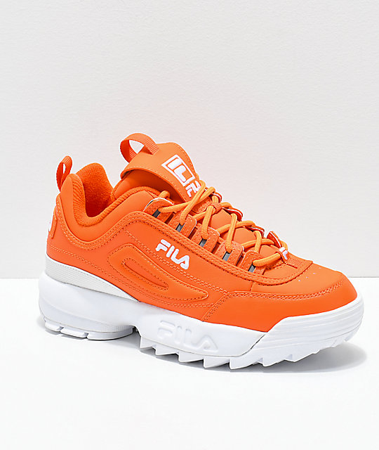 orange fila disruptor 2