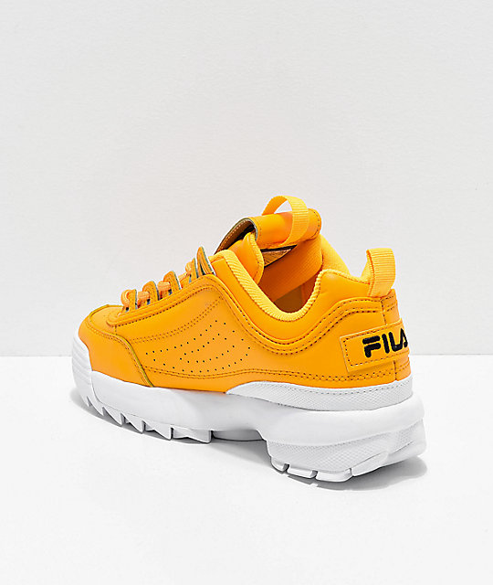 fila disruptor green yellow