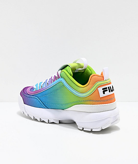 fila multi coloured shoes