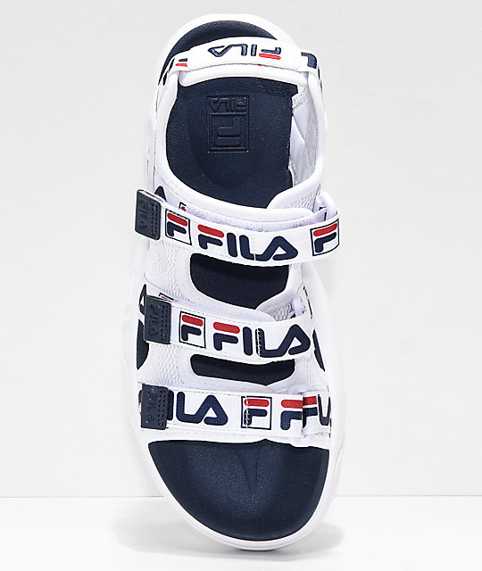 fila disruptor sandals zumiez