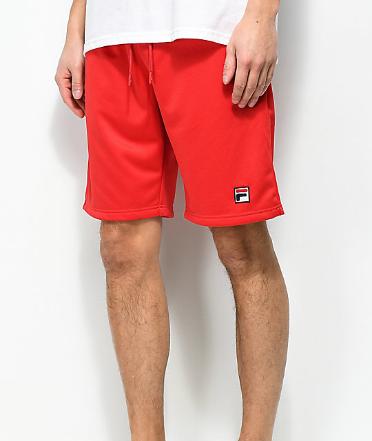 red fila shorts