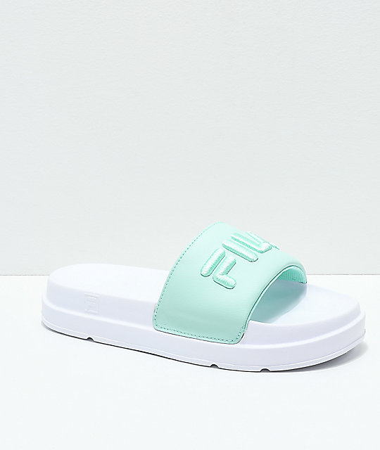chanclas fila blancas