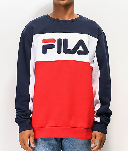 sudadera fila azul marino