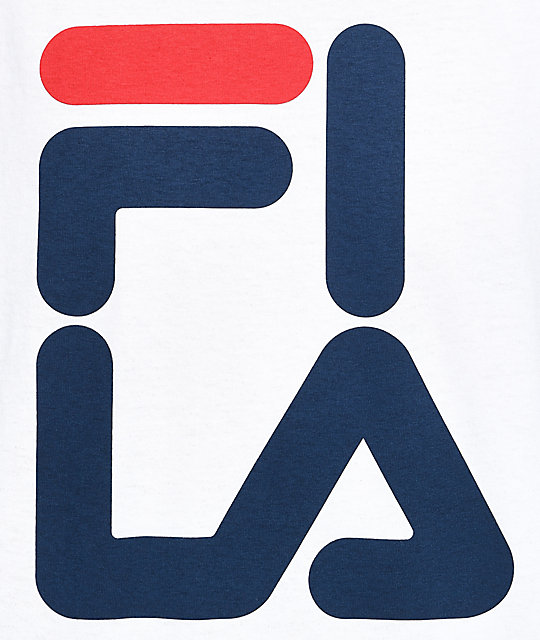 FILA Logo White T-Shirt | Zumiez