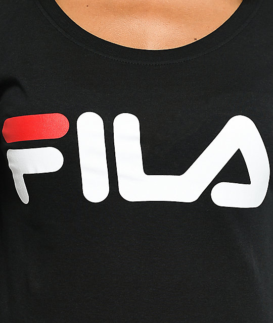 camiseta fila negra