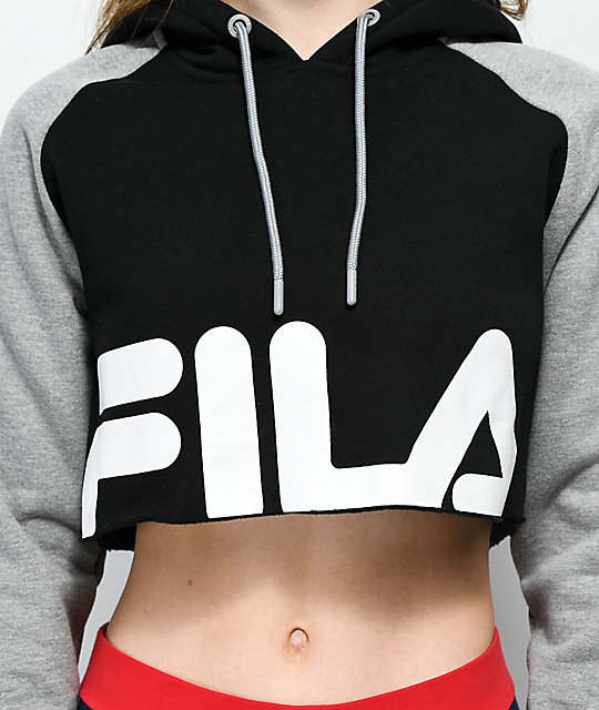 fuzzy fila hoodie