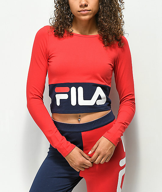 camiseta fila roja