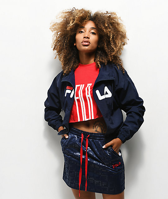 fila cropped windbreaker