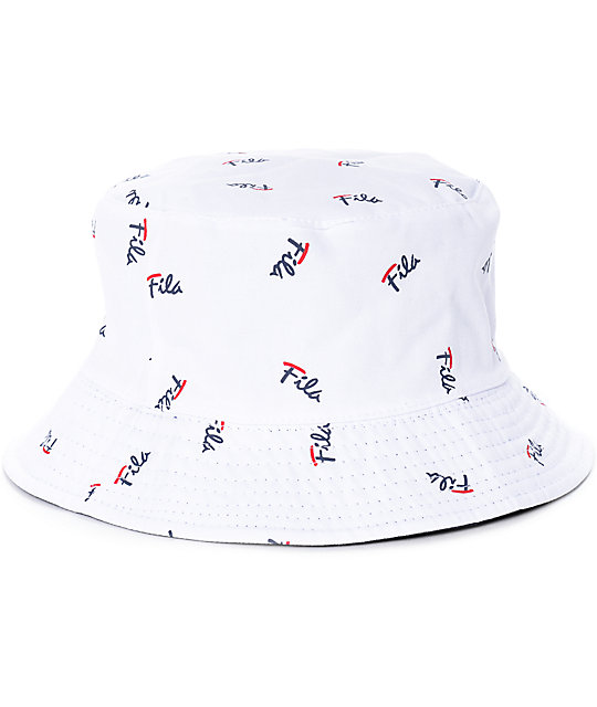 FILA Navy Bucket Hat | Zumiez