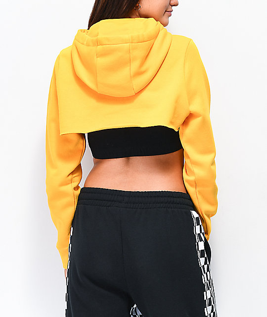 cropped shrug hoodie