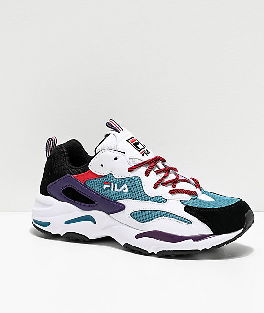 FILA Ray Tracer Harbor Blue, White & Black Shoes FILA Ray Tracer Harbor Blue, White & Black Shoes