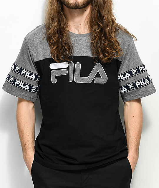 grey fila shirt