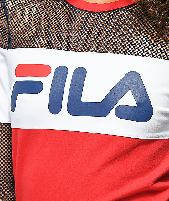 fila tara crop top