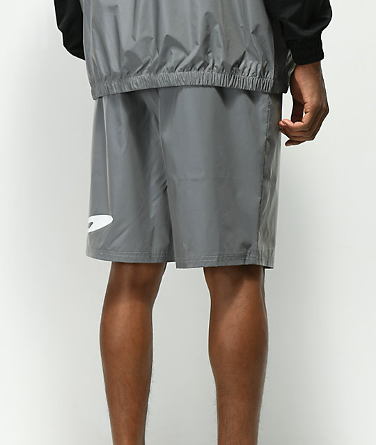 fila shorts mens silver