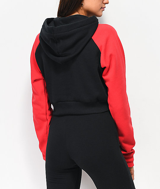 fila hoodie womens black