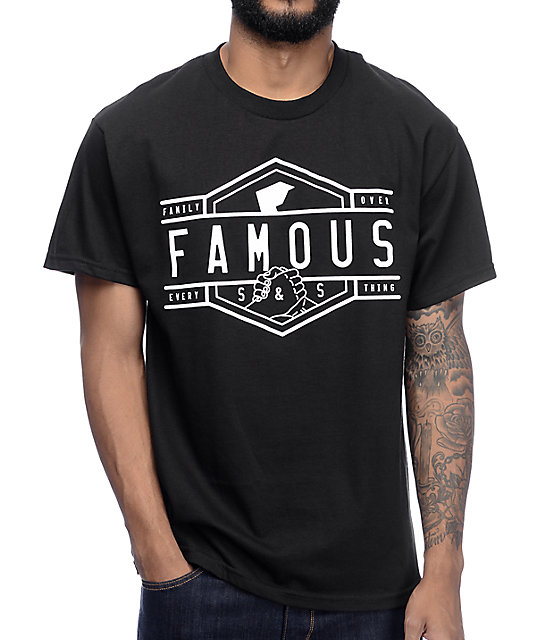 Famous Fam Every Black T-Shirt