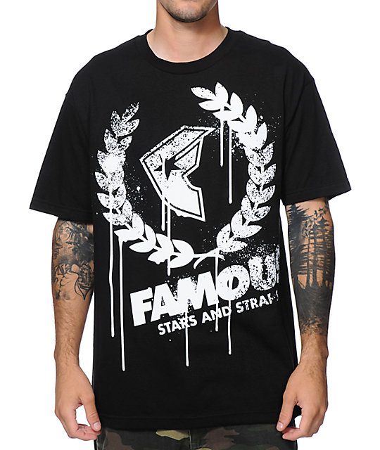 Famous Stars & Straps Breakdown Black & White T-Shirt | Zumiez