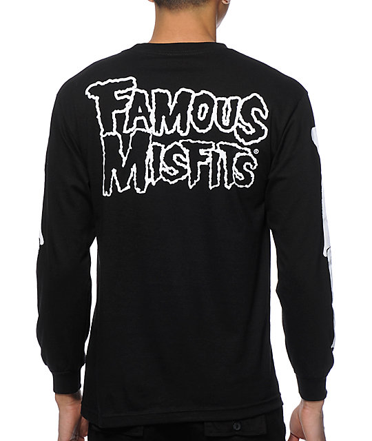 Famous Stars & Straps x Misfits Badge Long Sleeve T-Shirt | Zumiez