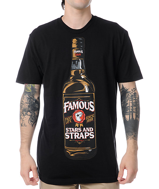 Famous Stars & Straps x Yelawolf Finest Label Black T-Shirt