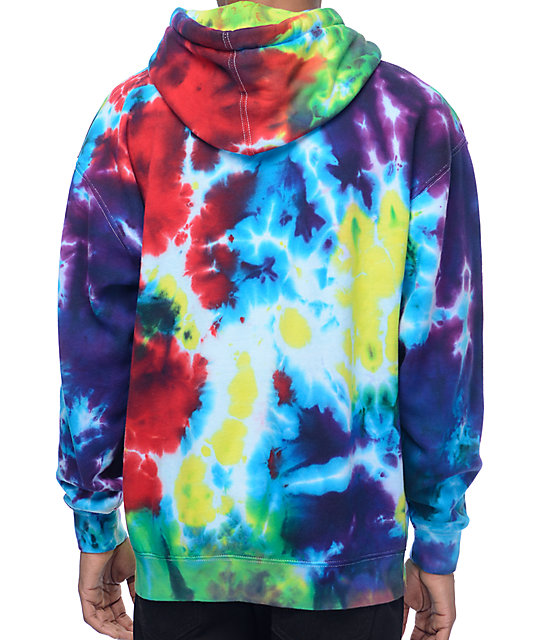 zumiez multi colored hoodie