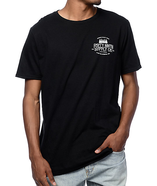 Forty Ninth Supply Co Everyday Use Black T-Shirt | Zumiez