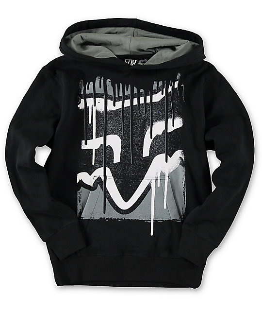 fox black hoodie