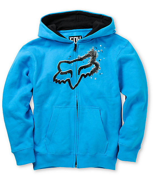 blue fox hoodie