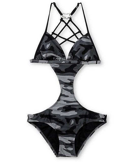 camouflage monokini