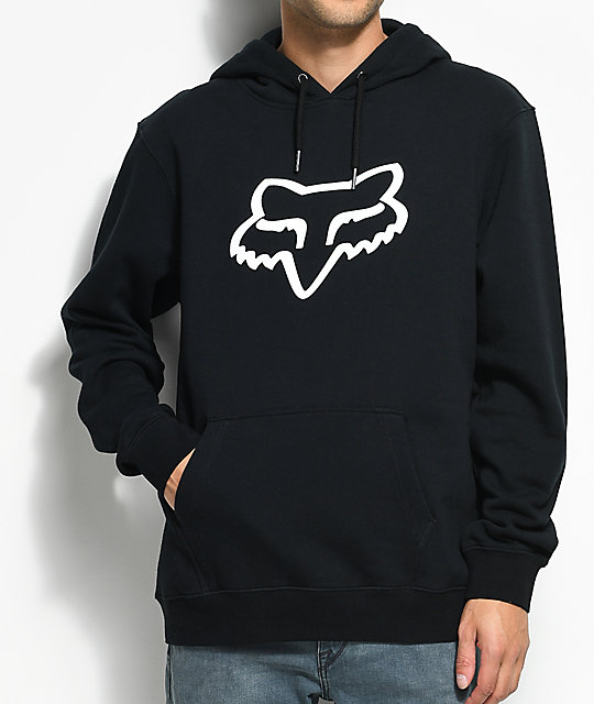 Fox Legacy Black Pullover Hoodie | Zumiez