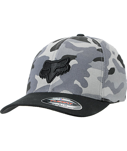 grey camo hat