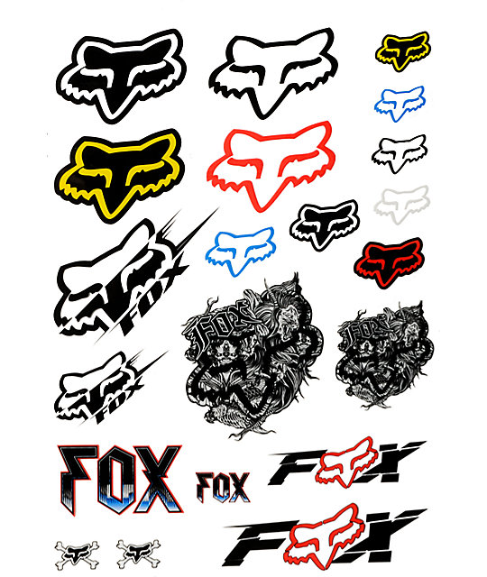 Fox Sticker Sheet | Zumiez
