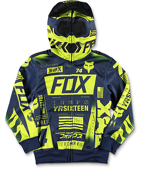 boys fox racing hoodie