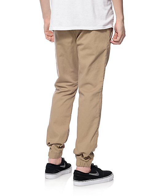 khaki joggers walmart