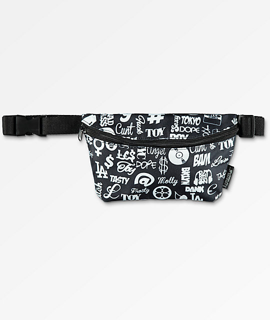 Fydelity Werds Black Fanny Pack | Zumiez