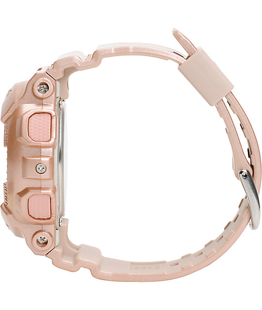 g shock metallic rose gold