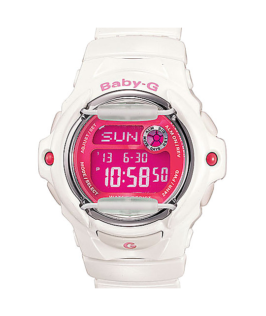 G-Shock BG169R-7D Baby-G White & Pink Watch | Zumiez