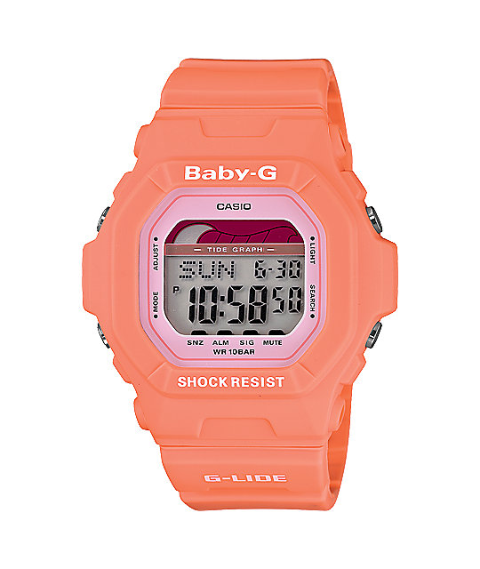 baby g orange watch