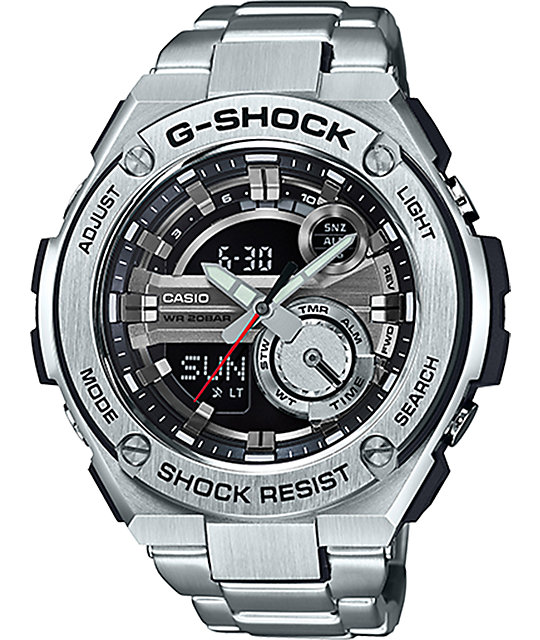G-Shock G-Steel GST210D-1A Silver Watch