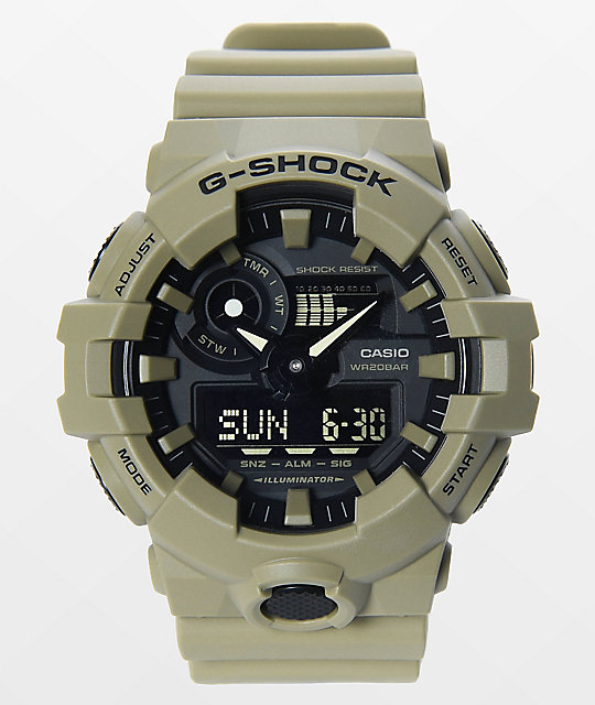 g shock khaki