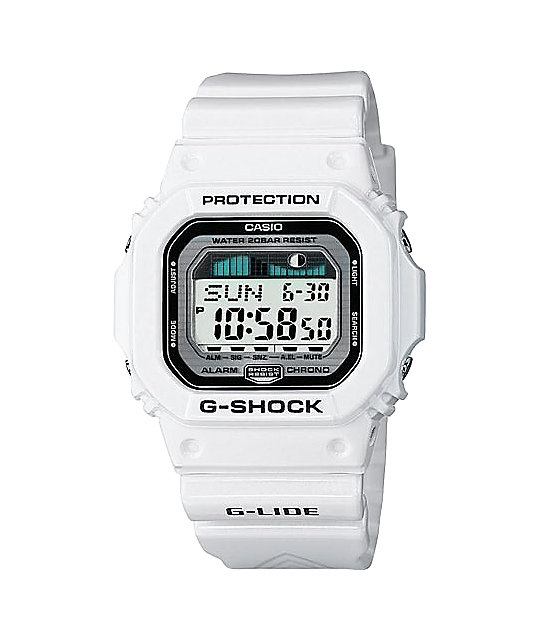 g shock g lide white