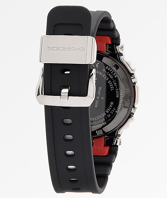 g shock silver black