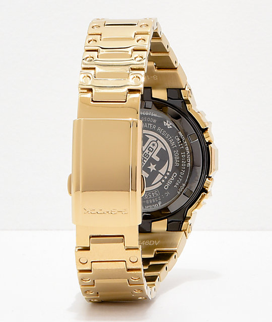 g shock golden colour watch