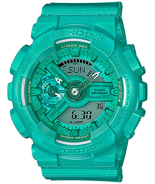teal g shock watch