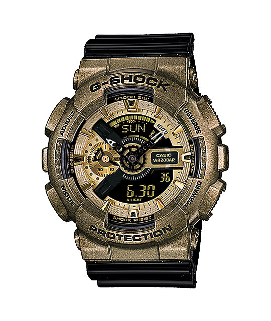g shock ga 110 gold