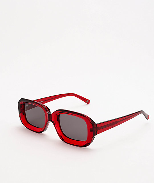 gafas de sol hombre rojas