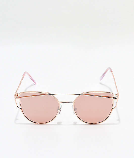 gafas espejo rosa