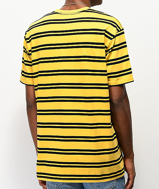 cartoon characters with yellow and black striped shirts