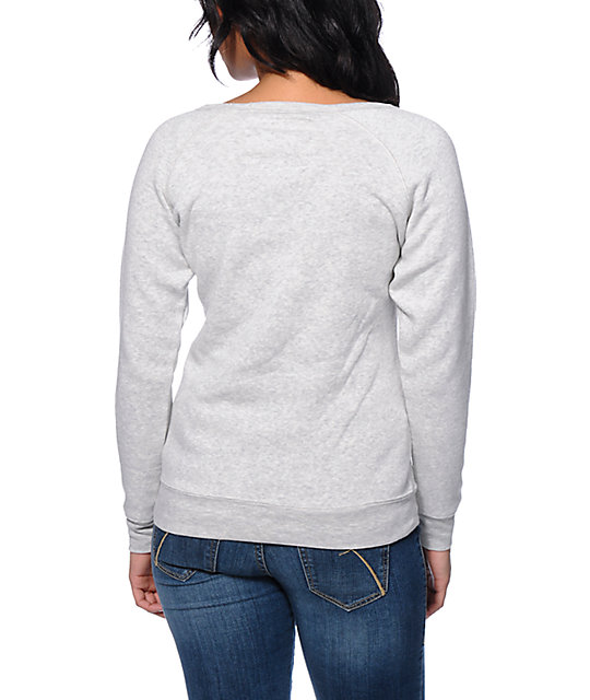 Download Glamour Kills The Beatnik Heather White Crew Neck ...