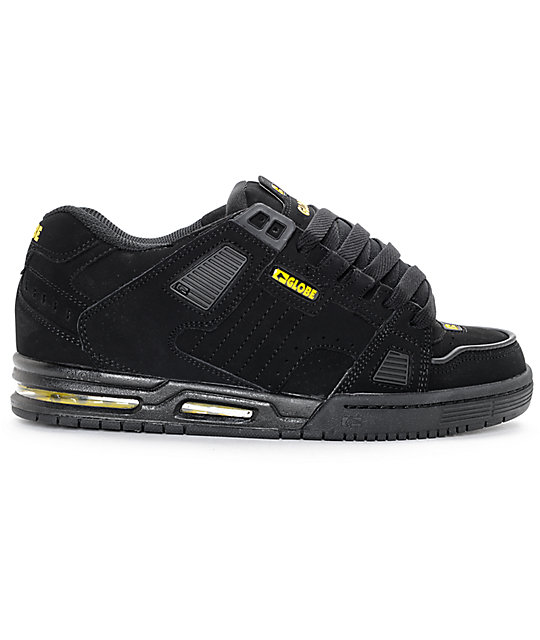 Globe Sabre Black &amp; Yellow Skate Shoes Zumiez